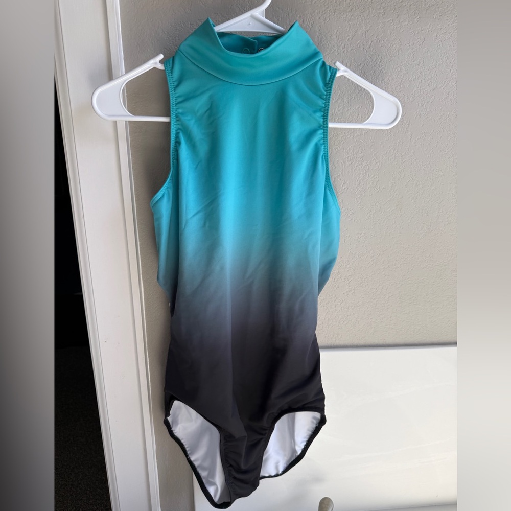 Balera Blue and Black Ombre Leotard
